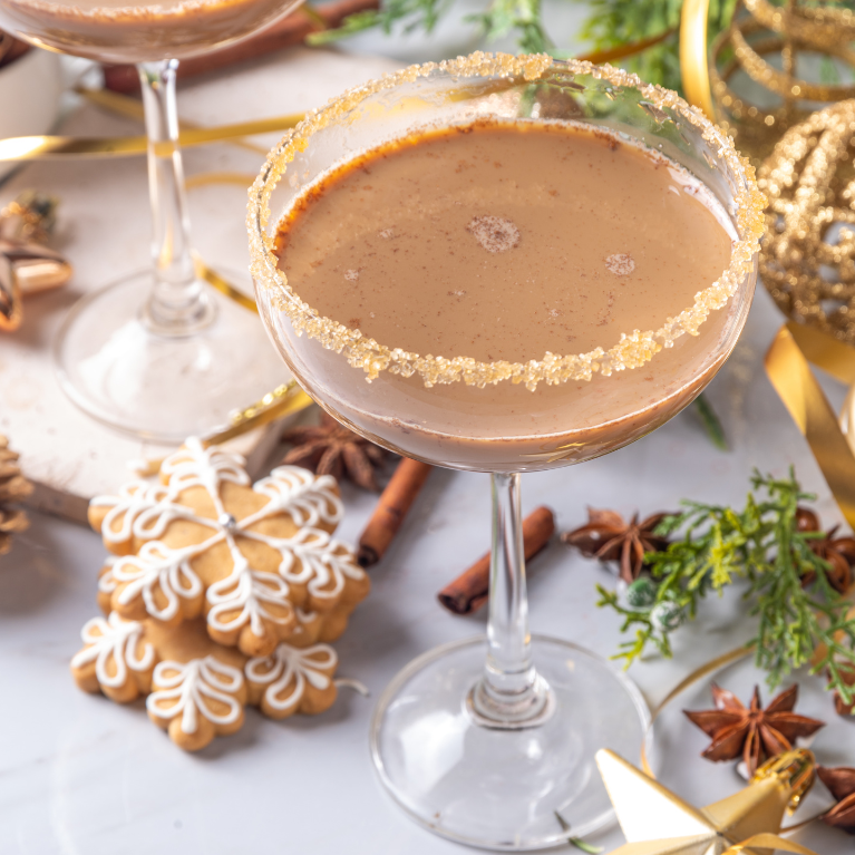 Gingerbread Martini cocktail 