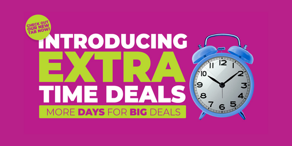 Unlock Incredible Savings with Extra Time Deals: More Value, More Time!